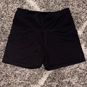 PINK Victoria's Secret Black High-Waist Shorts